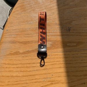 orange off-white lanyard (small version)